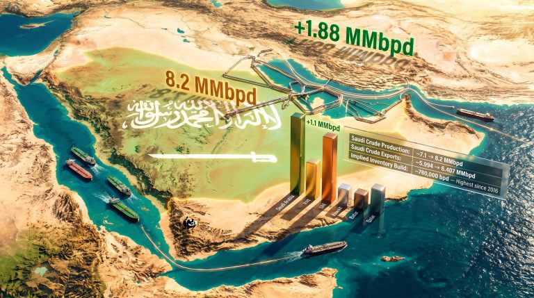 Saudi Crude Production Rebounds in July 2026