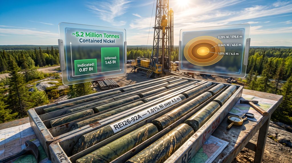 Canada Nickel Reid Nickel Sulphide Project Drill Results
