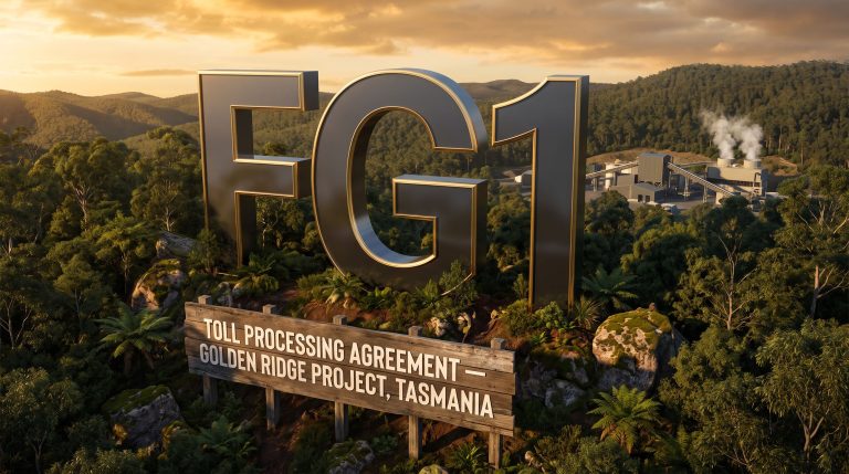 FLYNN Gold Ltd-FG1-FG1 Golden Ridge Project Tasmania site