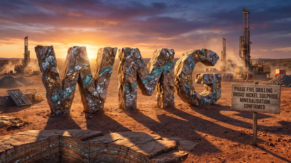 Western Mines Group Ltd-WMG-nickel sulphide mineralisation drilling site at sunset