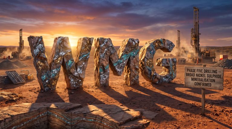 Western Mines Group Ltd-WMG-nickel sulphide mineralisation drilling site at sunset