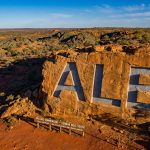 Albion Resources Ltd-ALB-ALB rock sign in Western Australia