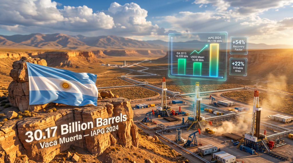 Argentina Vaca Muerta Oil Estimate: 30 Billion Barrels
