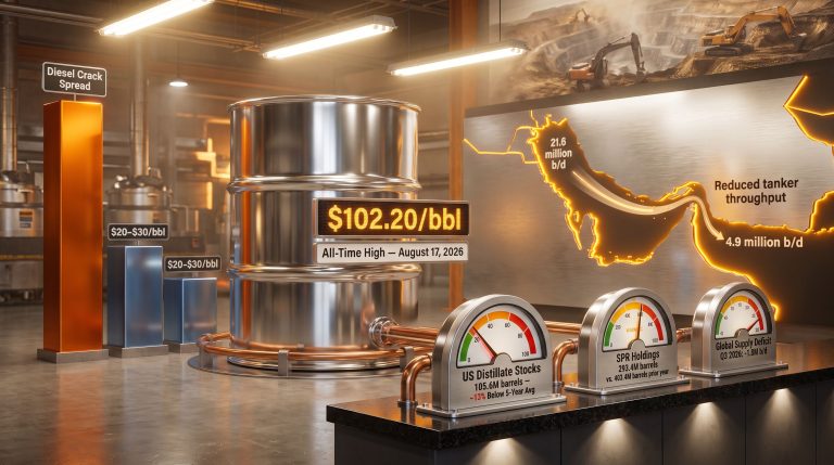 Distillate Inventories Drive Brent Price Support