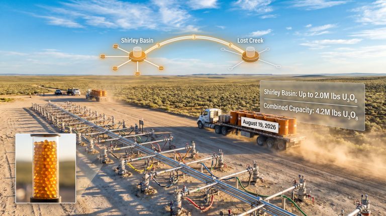 Ur-Energy Shirley Basin Uranium Shipment 2026