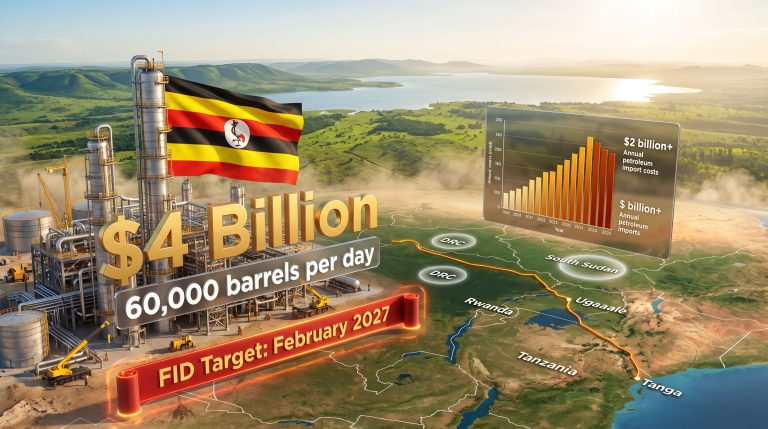 Uganda Kabaale Refinery FID Delayed to 2027