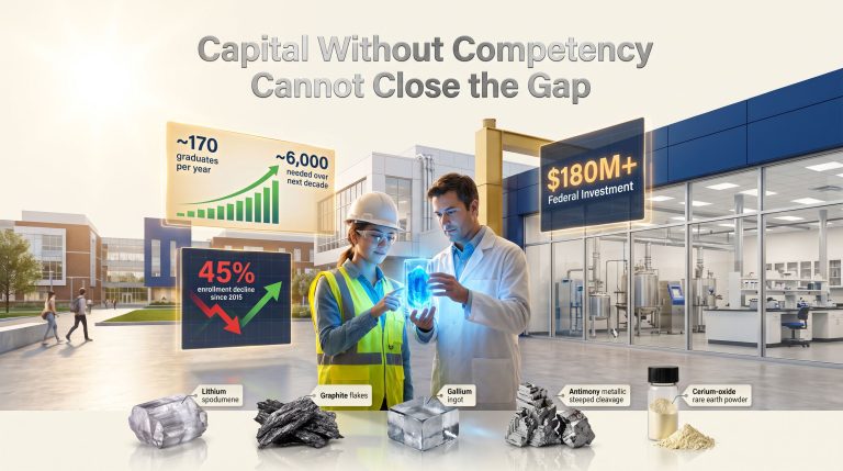 Critical Minerals Workforce Development: 2026 US Plan