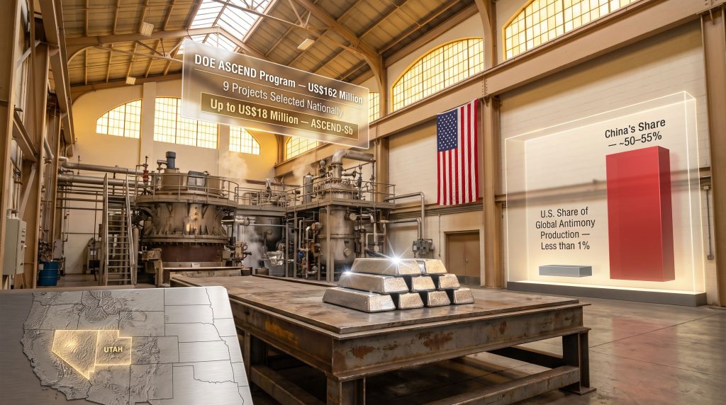 American Tungsten DOE Antimony Funding: ASCEND Award