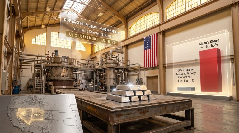 American Tungsten DOE Antimony Funding: ASCEND Award