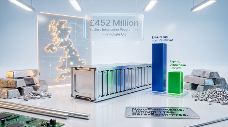 Eqonic Aluminium Battery Technology Explained