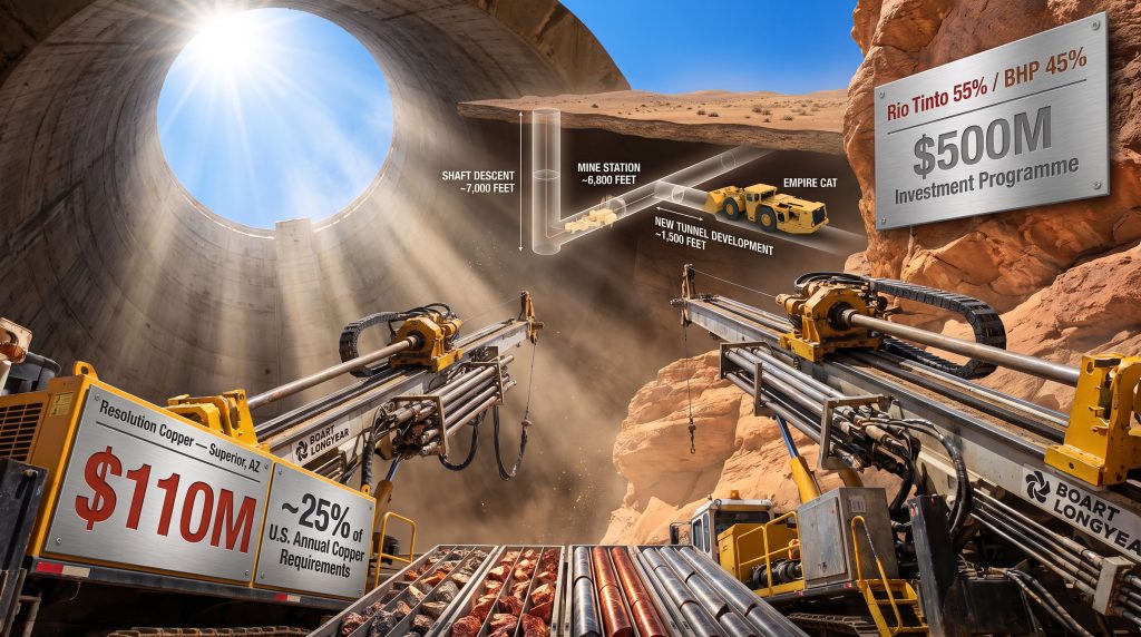 Resolution Copper Arizona Mine Contracts: $110M Deal