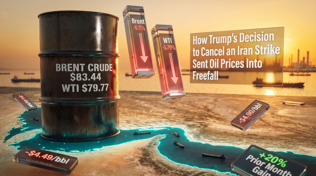 Trump Cancels Iran Attack: Oil Prices Drop 5%