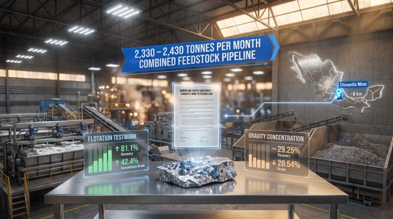 EV Resources Antimony Ore Supply Agreement Secured
