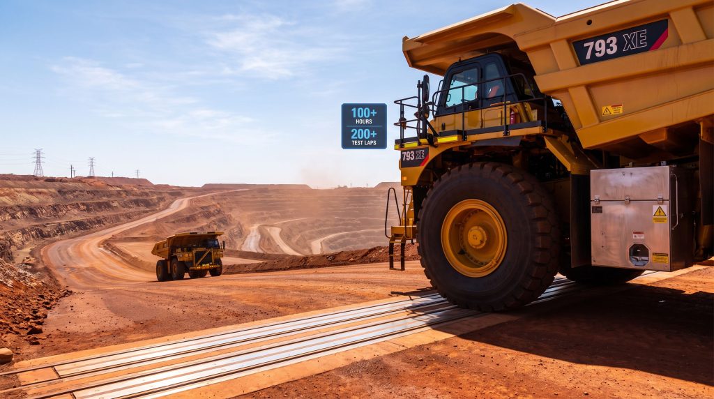 Caterpillar Electric Trucks at BHP Jimblebar Mine Trial