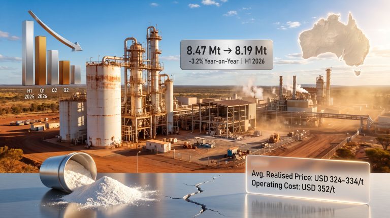 Oceania Alumina Production Decline: 2026 Outlook