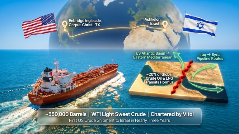 US Crude Shipment to Israel Amid Hormuz Crisis