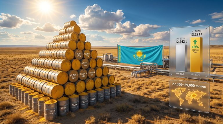 Kazakhstan Uranium Output Up 9% in 2026: Key Insights