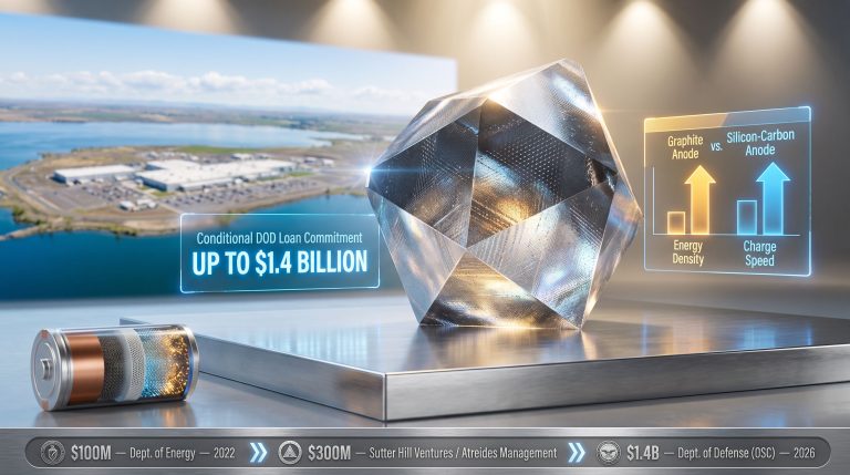 Sila Battery Technology Loan: $1.4B DOD Commitment