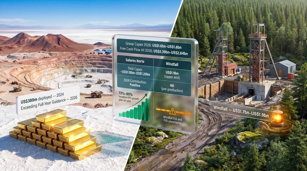 Gold Fields Salares Norte & Windfall Capex Guide