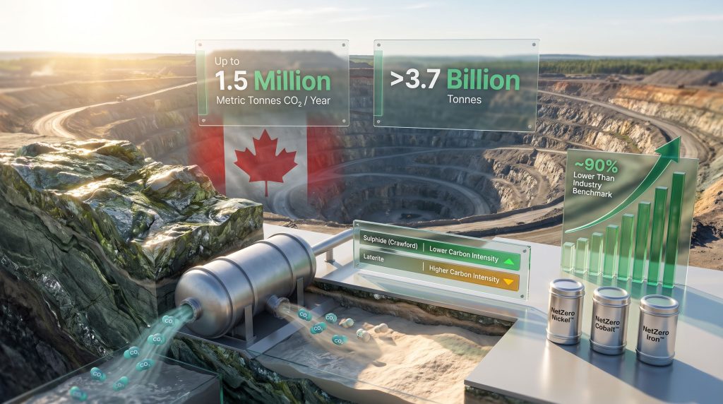 Canada Nickel Crawford Project Carbon Storage Explained