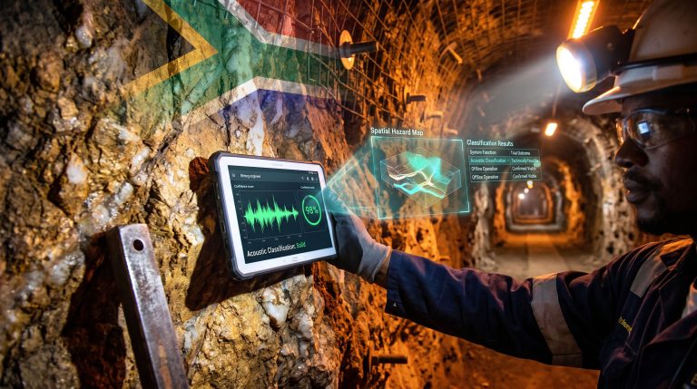 CSIR Digital Rock-Sounding Tech at Mponeng Mine