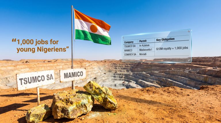 Niger Uranium Permits Granted to National Companies