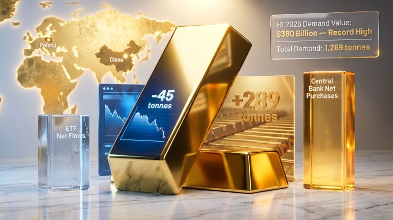 Gold ETF Outflows vs Central Bank Buying 2026