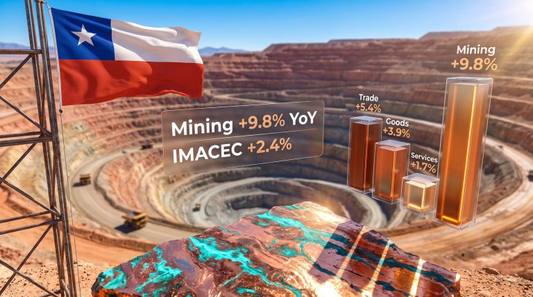 Chile Economic Activity: Mining Rebounds in June 2026