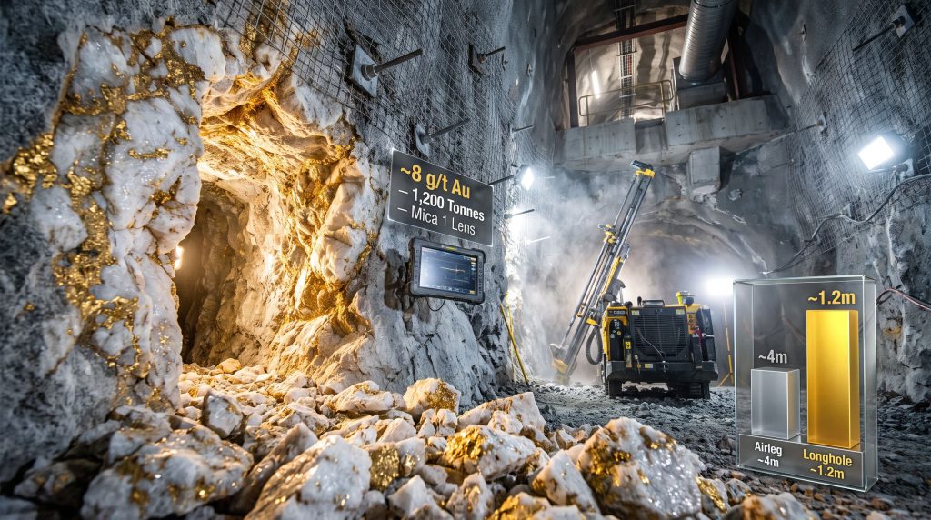 Vertex Minerals Reward Mine: Longhole Stope Blast