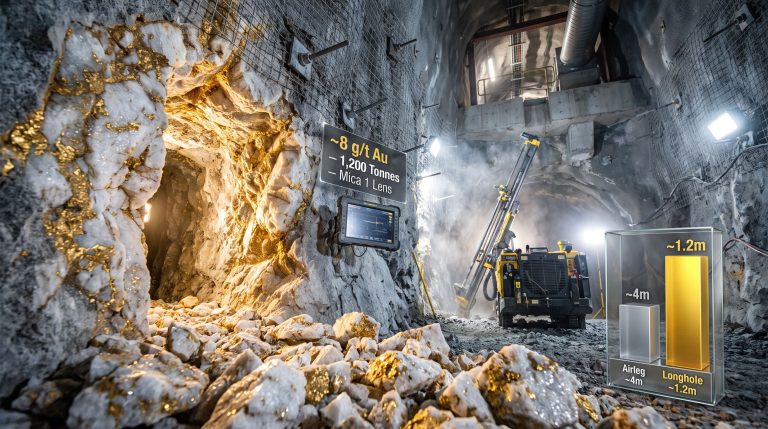 Vertex Minerals Reward Mine: Longhole Stope Blast