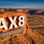 Accelerate Resources Ltd-AX8-AX8 gravity survey over desert cliffs