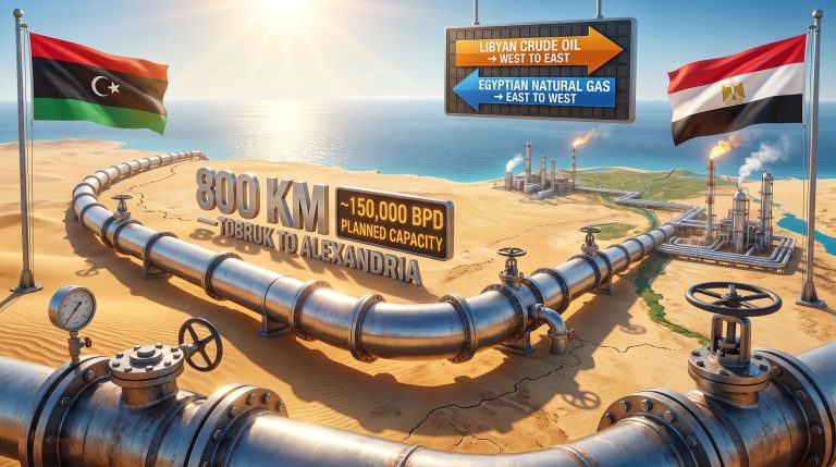 Egypt-Libya Oil Pipeline: Supply Strategy & Route Plan