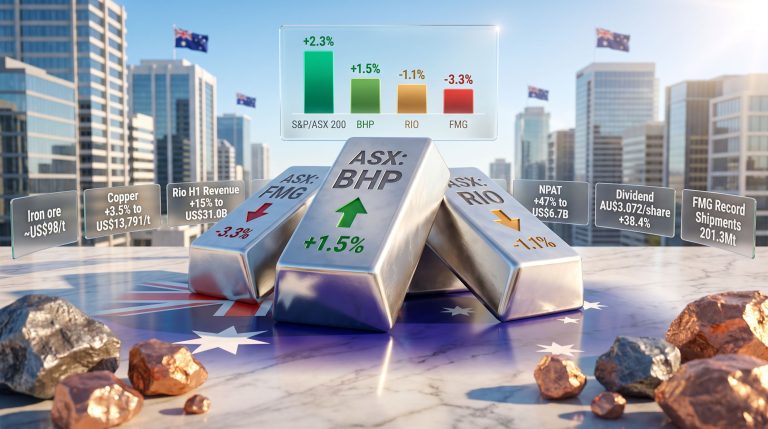 Rio Tinto, Fortescue & BHP Shares in July 2026