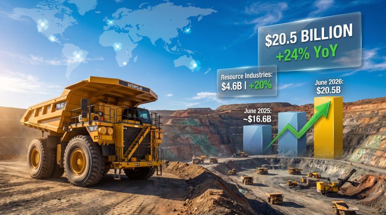 Caterpillar June Quarter Sales Hit $20.5 Billion