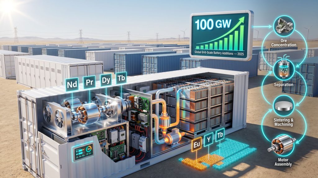 Rare Earths in Grid-Scale Battery Storage Systems