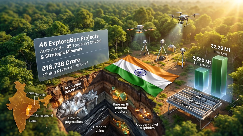 Chhattisgarh Critical Mineral Exploration Projects 2026