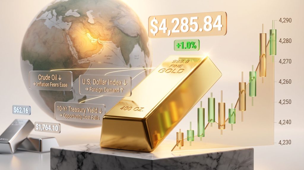 Gold Price Rises on Strait of Hormuz Reopening Hopes