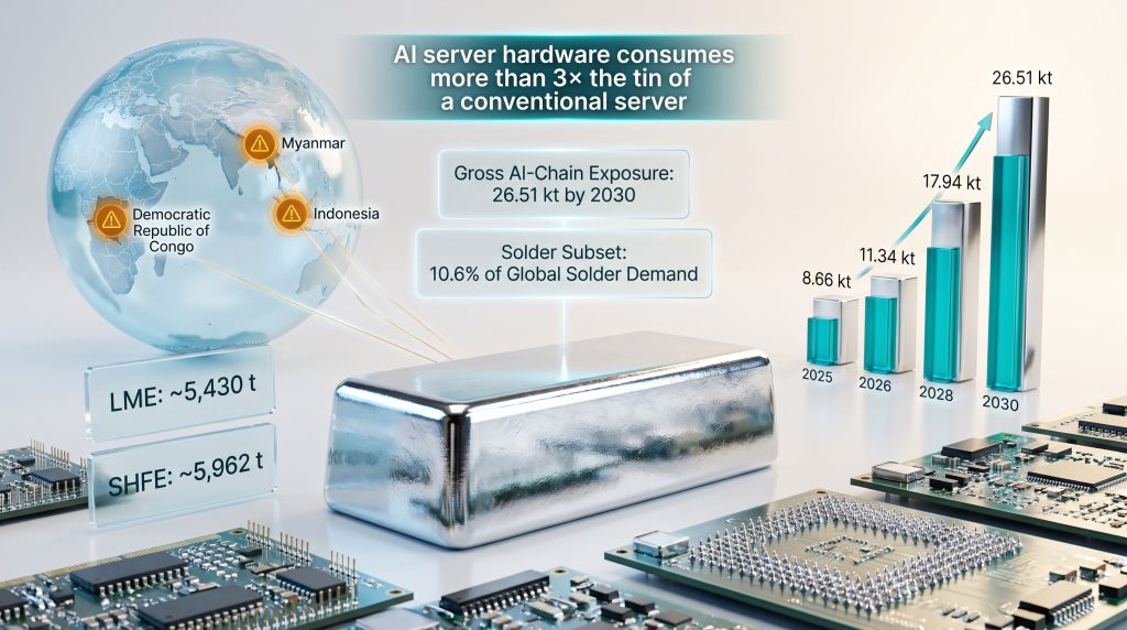 AI Hardware Demand Fuels Tin Supply Disruption Risk