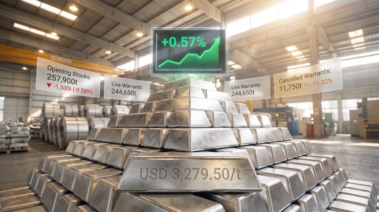 LME Aluminium Price & Opening Stocks 2026