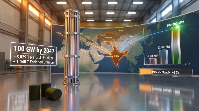 India's Uranium Needs for Nuclear Power Expansion