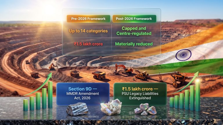 MMDR Act 2026: Tax Uniformity in India's Mining Sector