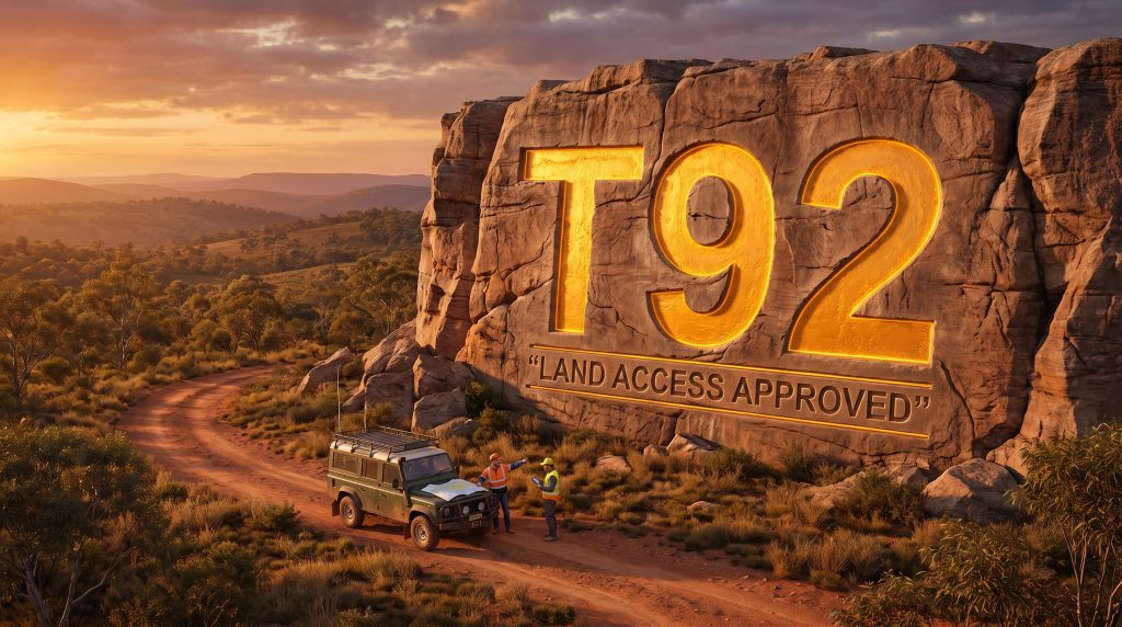 Terra Critical Minerals Ltd-T92-T92 land access approved outback scene