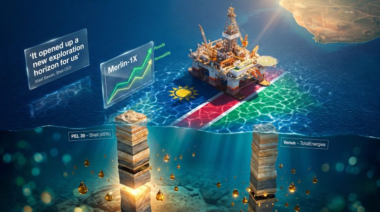 Shell Namibia Offshore Oil Discovery: Merlin-1X Well