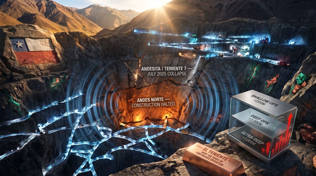 Codelco Halts El Teniente Expansion Over Seismic Risk