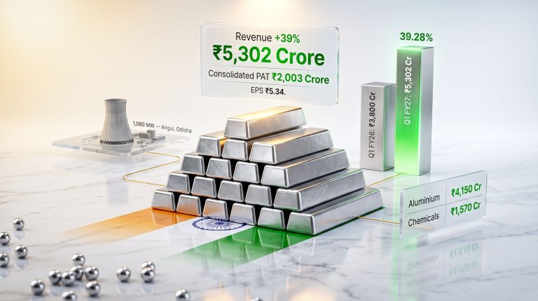 NALCO Q1 Revenue Surges 39% on Higher Aluminium Prices