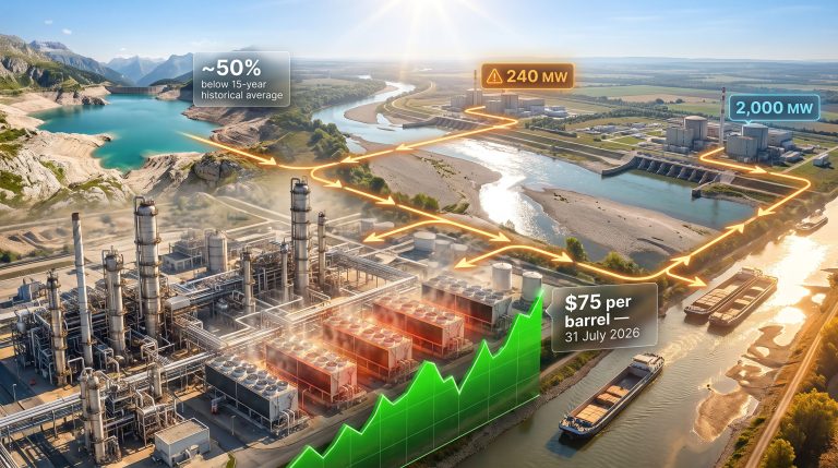 Europe Heatwave Hits Refineries & Power Supplies 2026