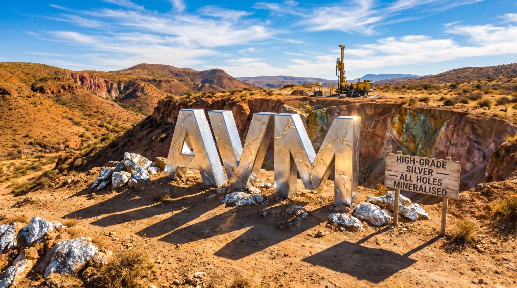 Advance Metals Ltd-AVM-AVM silver drilling site in desert