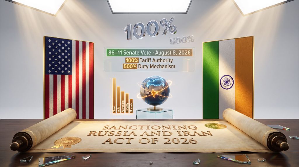 US Senate Russia Sanctions Bill: 100% Tariffs on India