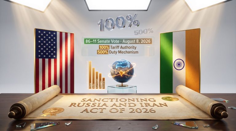 US Senate Russia Sanctions Bill: 100% Tariffs on India