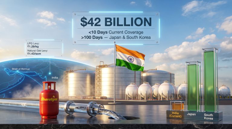 India Strategic Fuel Reserve Gas Levy: $42B Plan